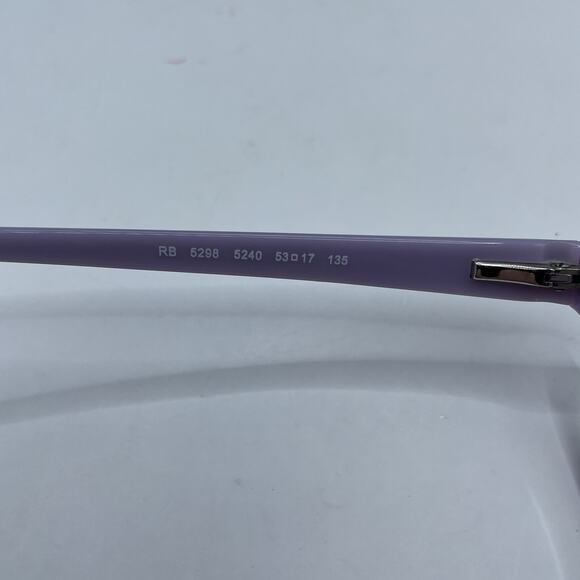 Ray-Ban Eyeglasses RB 5298 5240 Havana Purple Butterfly Frames 53-17 COA main image 13